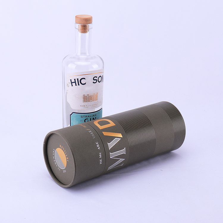 Round Wine Bottle Box