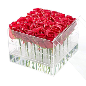Acrylic Flower Gift Box