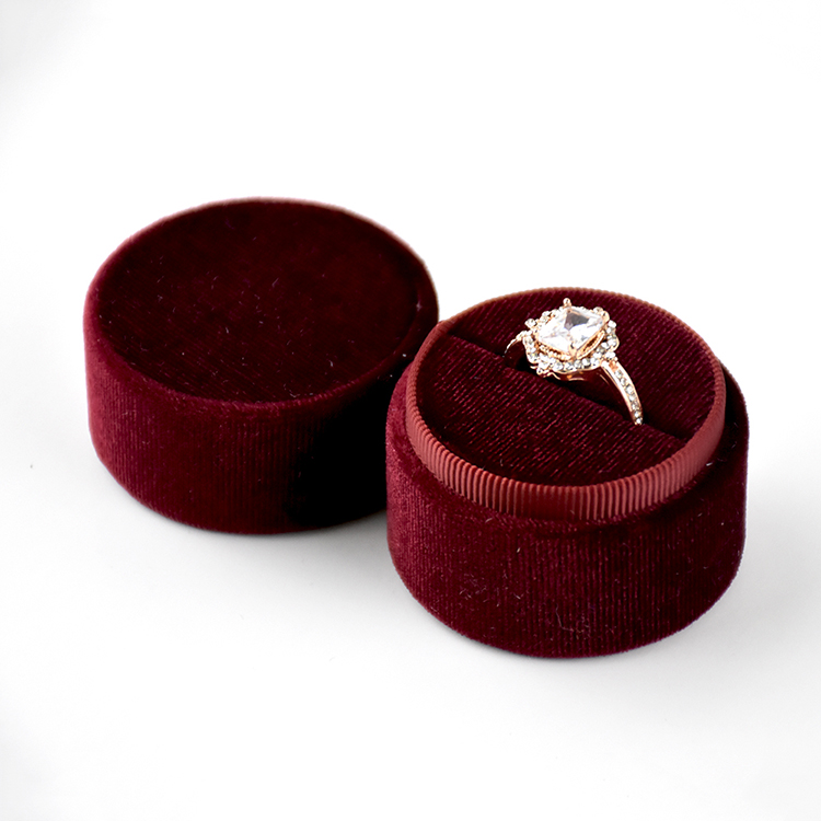 Box Jewelry Velvet Wedding Ring Box for Engagement