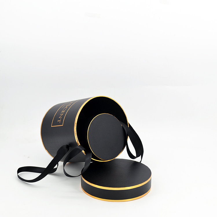 Round Flower Box with Lid