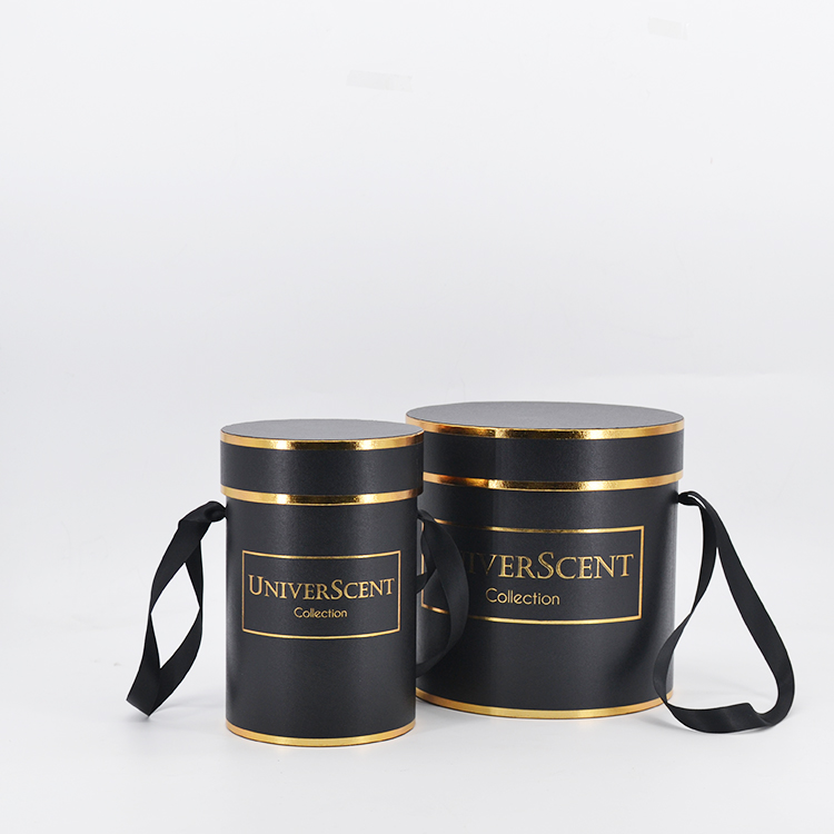 Round Flower Box with Lid