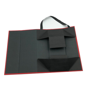 Custom Foldable Ribbon Handle Wine Box – Premium Packaging Solution for Gifts & Crafts