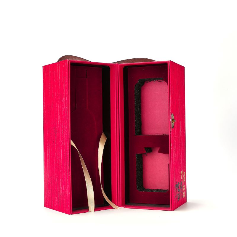 Portable Foldable Magnetic Wine Box – Custom Luxury Packaging Solution