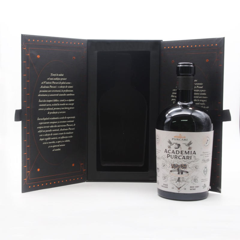 Double Door Wine Bottle Box