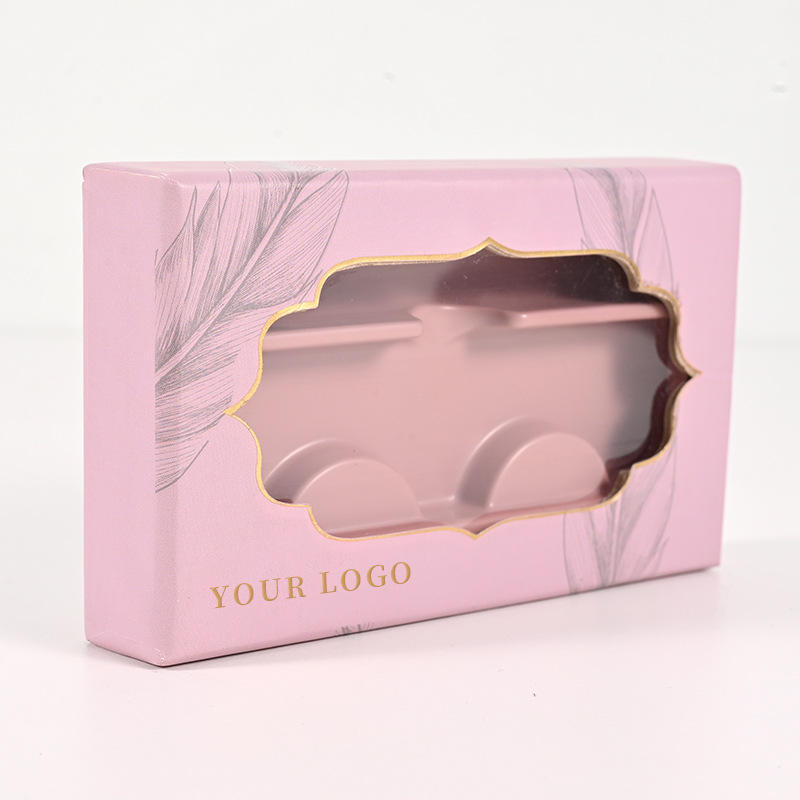 Custom Luxury Cosmetic Box with Sliding Drawer Structure and Window Display Design
