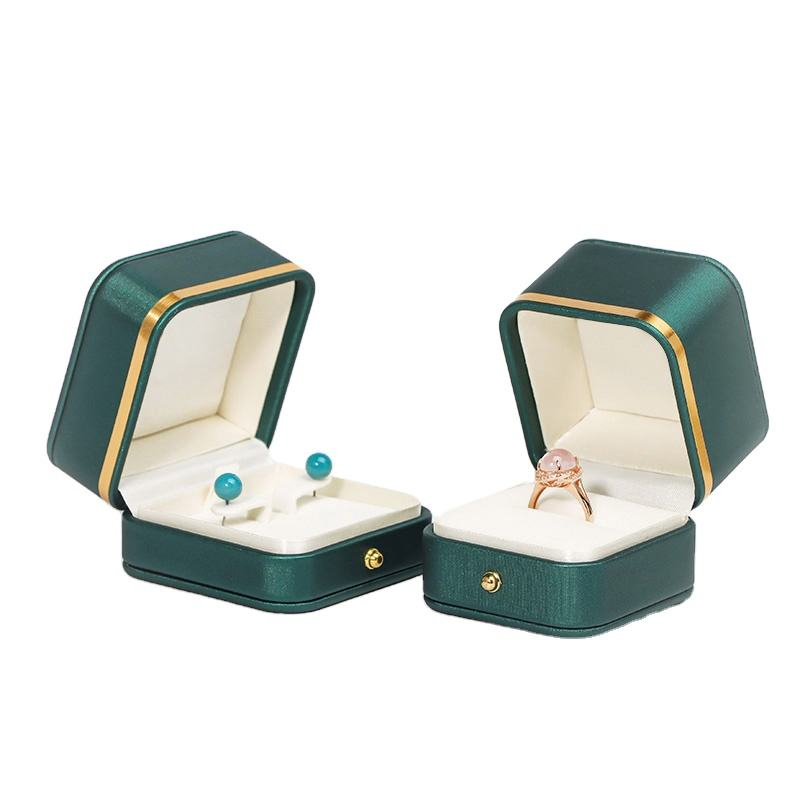 Luxury PU Leather Jewelry Box with Velvet Interior And Magnetic Closure for Bracelet
