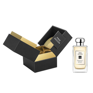 Custom Luxury Double Door Perfume Gift Box with Premium Insert for Fragrance Packaging