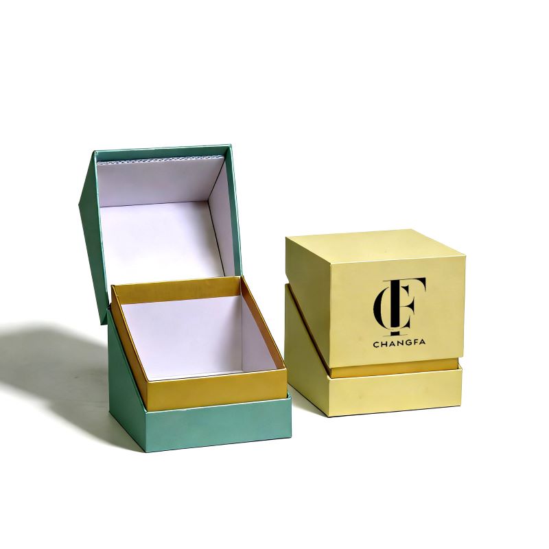 Custom Luxury Scented Candle Box with Magnetic Lid and Premium Gift Packaging Design