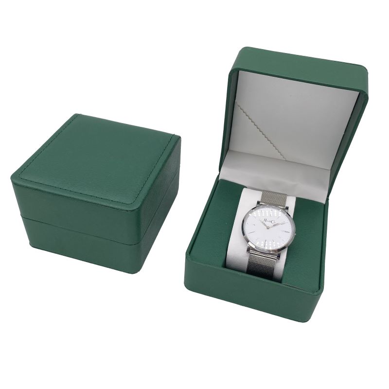 Custom Green Luxury Watch Gift Box with Cushion Insert