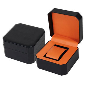 Custom Orange Octagonal Luxury Watch Gift Box
