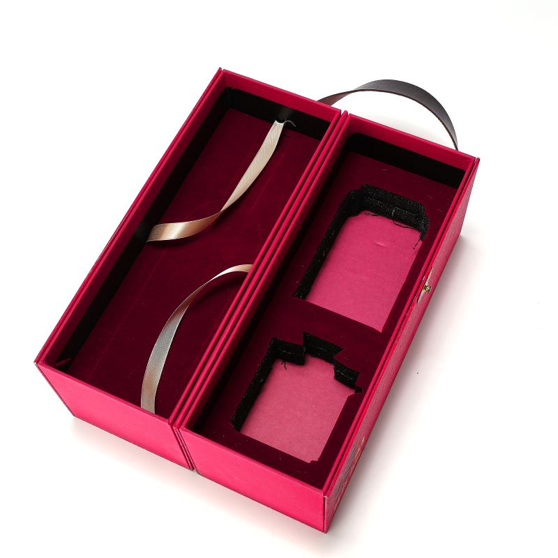 Portable Foldable Magnetic Wine Box – Custom Luxury Packaging Solution