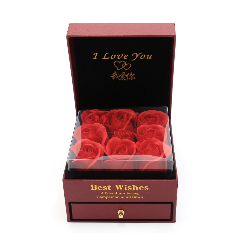 Custom Rose Jewelry Gift Box