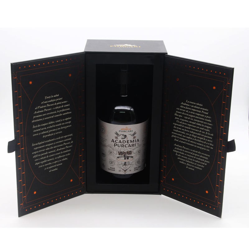 Double Door Wine Bottle Box