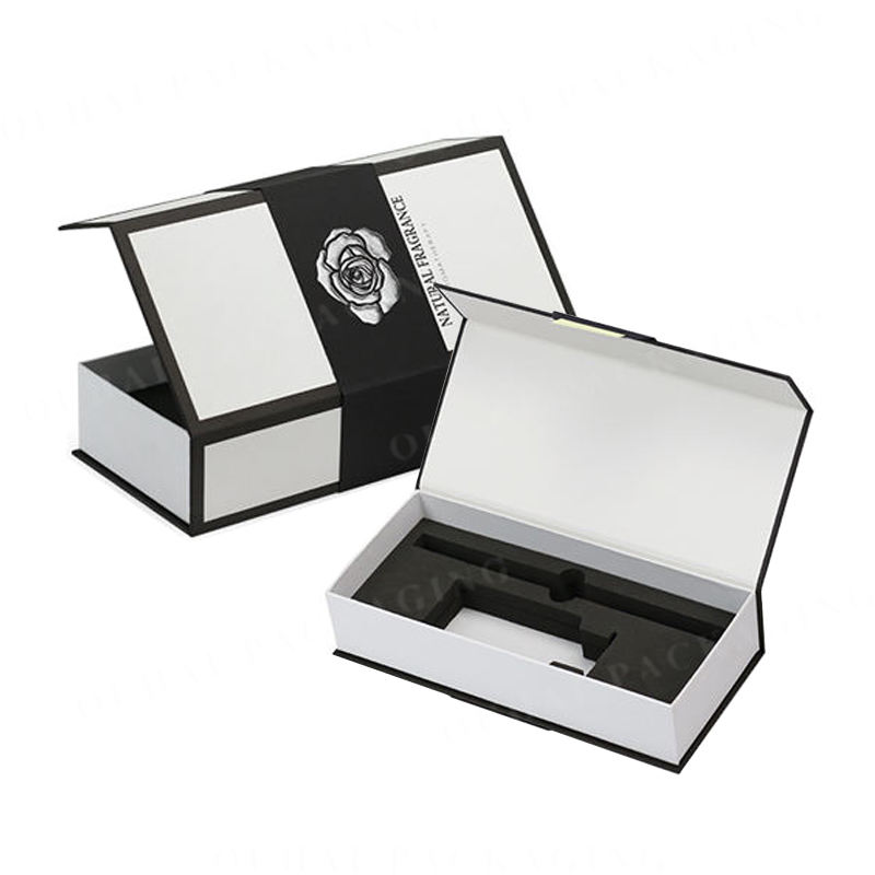 Custom Flip Lid Perfume Box with Rigid Structure And Premium Fragrance Packaging Design