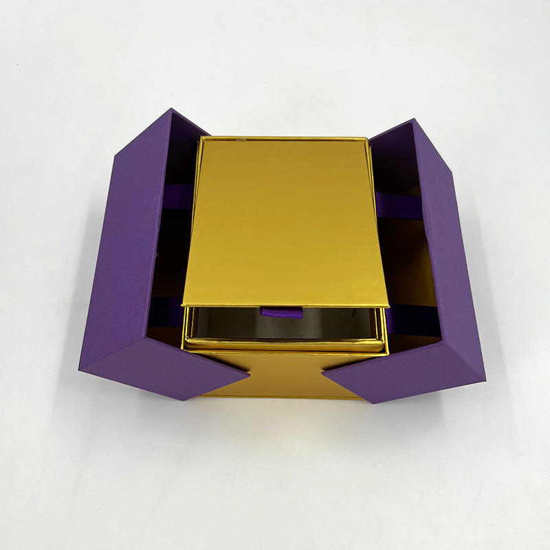 Diamond Double Open Jewelry Box