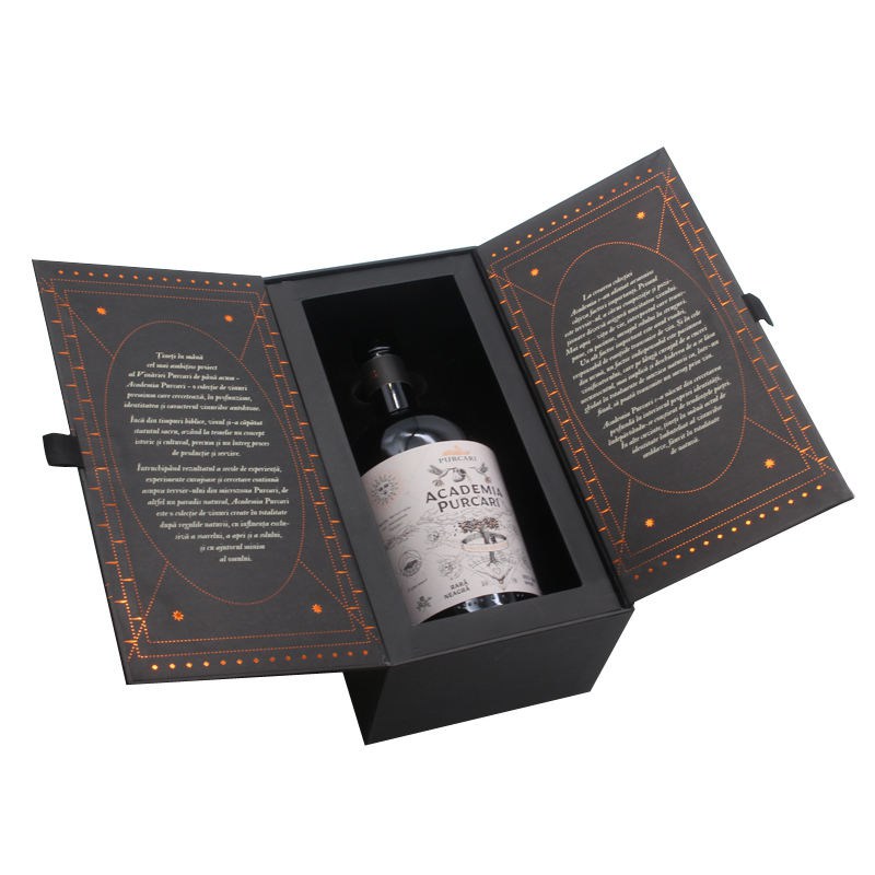 Double Door Wine Bottle Box