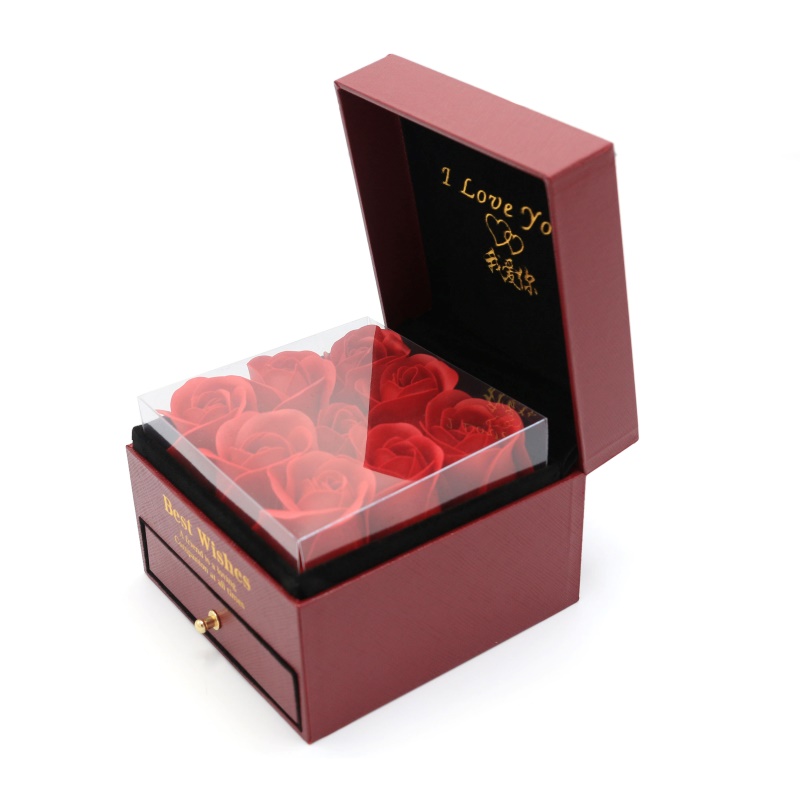 Custom Rose Jewelry Gift Box