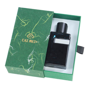 Luxury Drawer Style Perfume Box with Ribbon Handle for Premium Fragrance Packaging