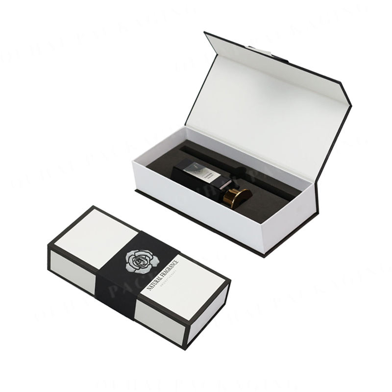 Custom Flip Lid Perfume Box with Rigid Structure And Premium Fragrance Packaging Design