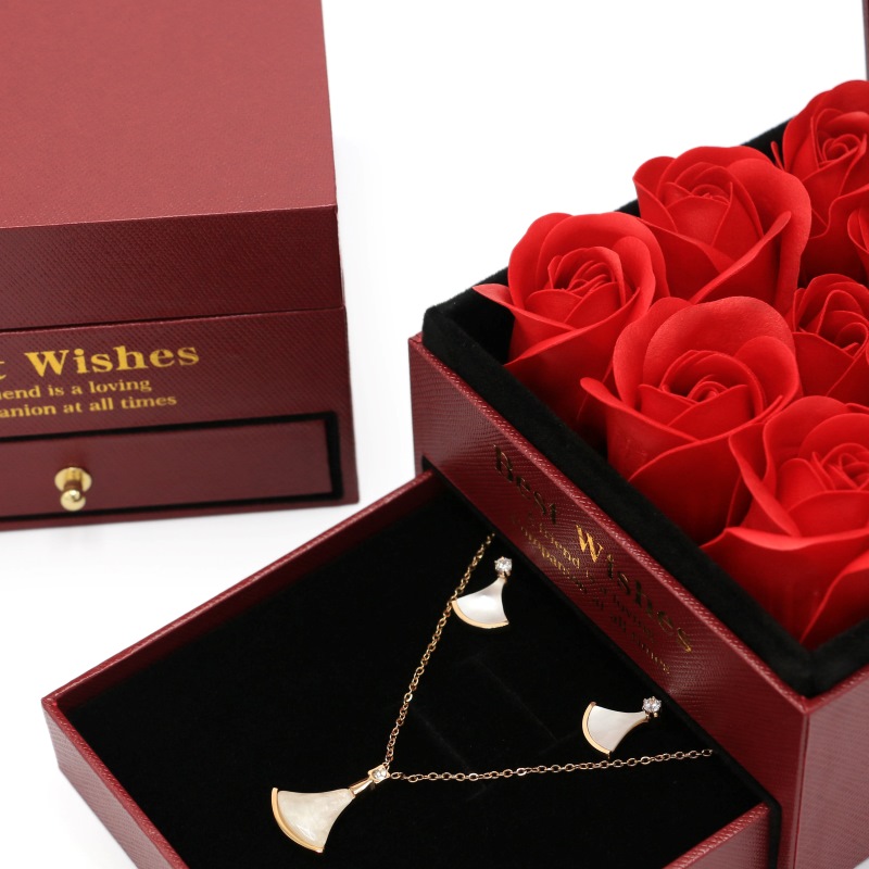 Custom Rose Jewelry Gift Box