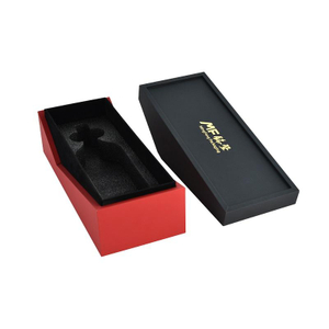 Custom Luxury Wooden Wine Box with Lift-Off Lid