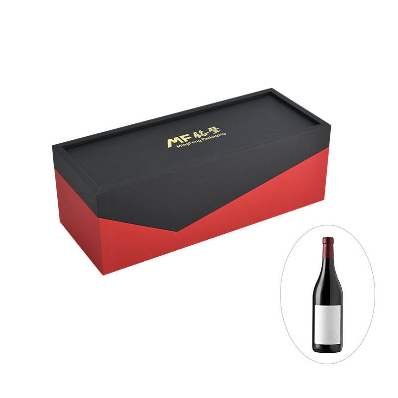 Custom Luxury Wooden Wine Box with Lift-Off Lid