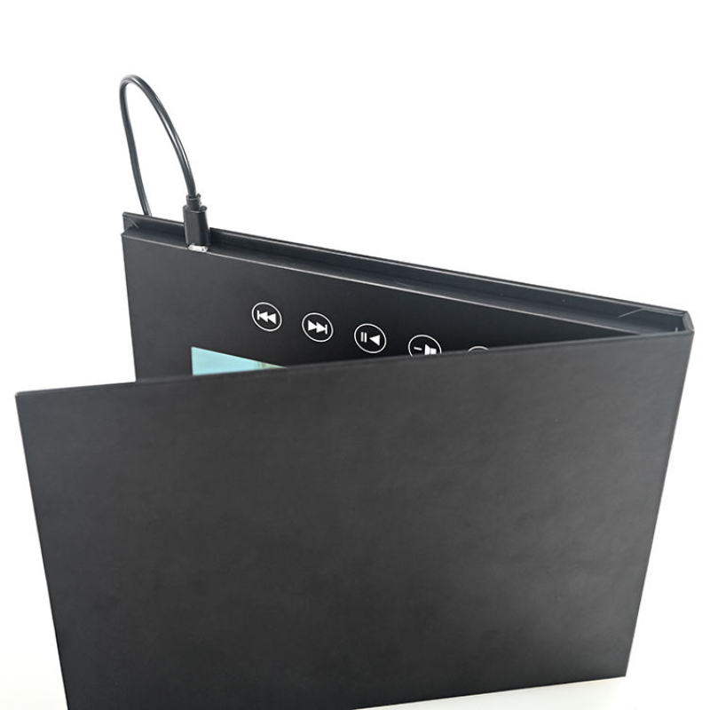 Foldable LCD Video Brochure