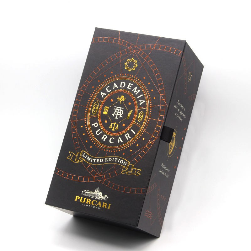 Double Door Wine Bottle Box