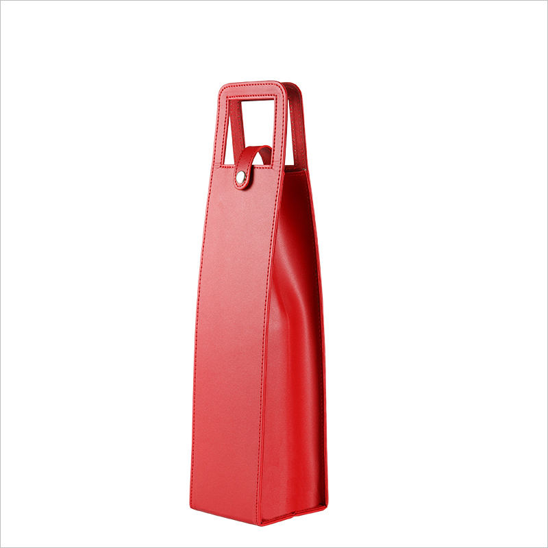 Custom PU Leather Wine Tote Bag – Premium Handheld Packaging Solution for Gifts And Brands